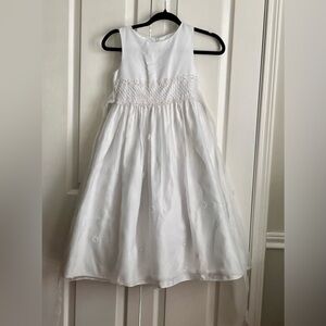 CINDERELLA GIRLS DRESS, WHITE, SIZE 10